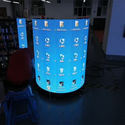 Tela LED esférica colorida P2.5mm com ângulo de visão de 360 graus
