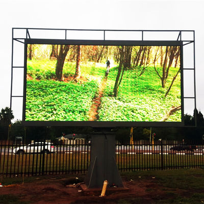 Bom preço O brilho alto P10 conduziu o quadro de avisos da exposição almofada SMD IP65 que impermeável P10 exterior fixou a exposição conduzida para a estrada do lado da estrada on-line