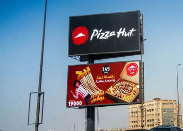 Ecrã LED de publicidade à prova d'água P8 Outdoor Full Color 1/4 Scan Mode HD