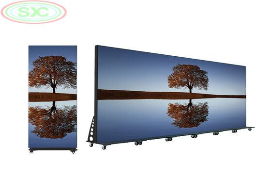 Display LED RGB Interno com Controle Remoto 4G WIFI e Moldura Fina Oferecendo Instalação Flexível e Alto Impacto Visual
