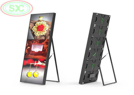 Display LED RGB Interno com Controle Remoto 4G WIFI e Moldura Fina Oferecendo Instalação Flexível e Alto Impacto Visual