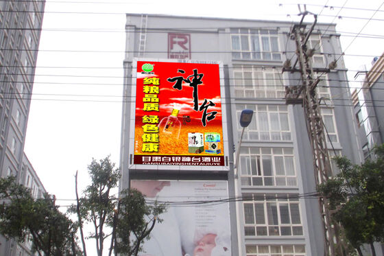 P10Full Color LED Display com alta taxa de atualização 3840 para gabinete de outdoor 960x960 tamanho
