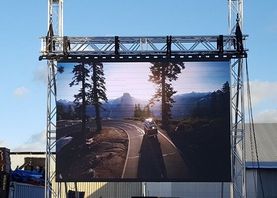 Armário aberto e à prova d'água P6 exterior, e tela LED a cores completas