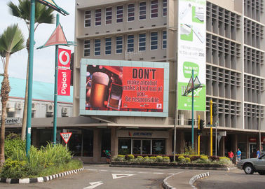 Sinalização LED colorida HD para exterior, painel de vídeo P5 outdoor LED