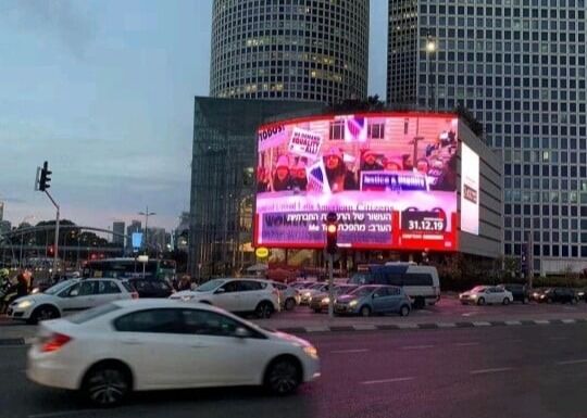 Armário aberto de serviço traseiro à prova d'água p10 para exibição de ecrã LED a cores externas