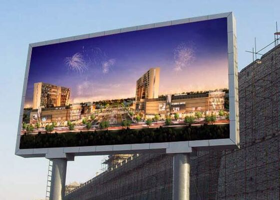 Armário aberto de serviço traseiro à prova d'água p10 para exibição de ecrã LED a cores externas