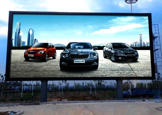 Tela LED colorida para exterior P10 SMD à prova d'água IP68 tela LED fixa para outdoor publicitário