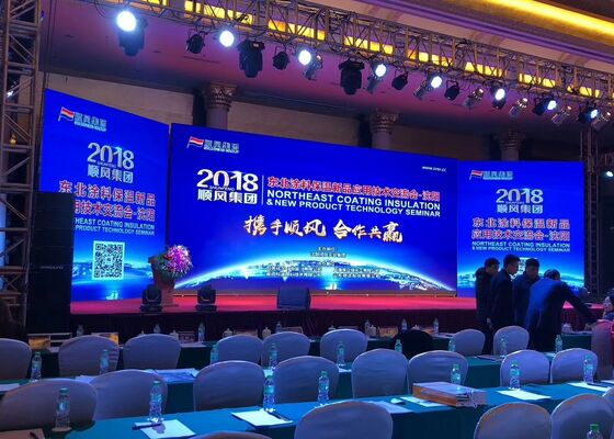 P2 LED de pequeno passo painel 640x640 com 3840 taxa de atualização LED tela de exibição LED em cores inteiras tela LED