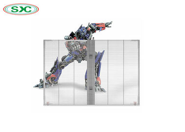 2000cd/m2 Brilho Ecrã LED transparente, Panfletos publicitários LED a cores