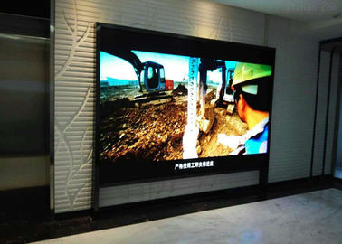 Painel de parede video da instalação fixa interna alugado da tela de exposição do diodo emissor de luz da cor completa da parede P4