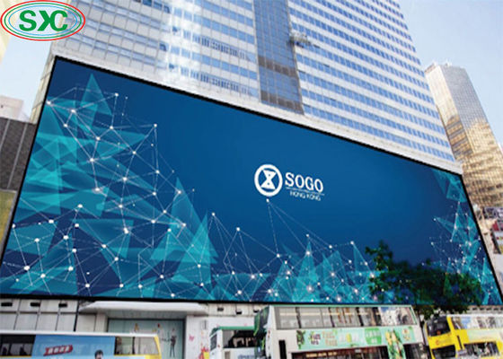 Bom preço Quadro de avisos exterior largo do tamanho da exposição de diodo emissor de luz da cor completa de ângulo de visão P6 grande na parede on-line