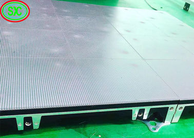 P3.91 Iluminação LED a cores interiores Piso de dança 250*250 mm Modulo LED 65410 pontos/metro quadrado