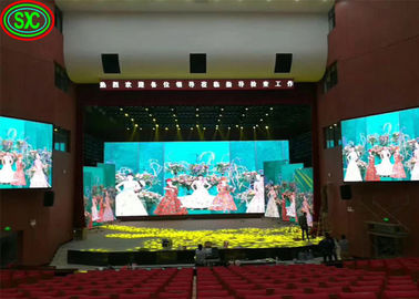 Ponto de fundo do palco LED interior P4.81 500*500mm Ponto de fundo do palco de conferência do hotel da igreja