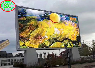 Ecrã LED de publicidade P8 Módulo de cores completas 256*128mm 1/4 Painel de publicidade LED externo de varredura