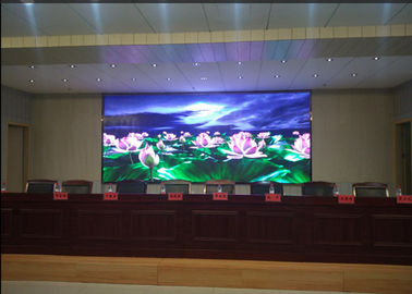 Escenário de fundo tela de LED P3 Interior Aluguel de cores completas para sala de conferências de concerto