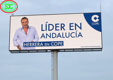Aluguer de grande e personalizado display LED de publicidade exterior a cores 1R1G1B