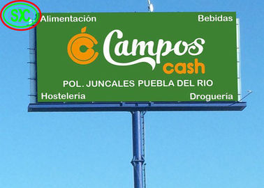 Aluguer de grande e personalizado display LED de publicidade exterior a cores 1R1G1B