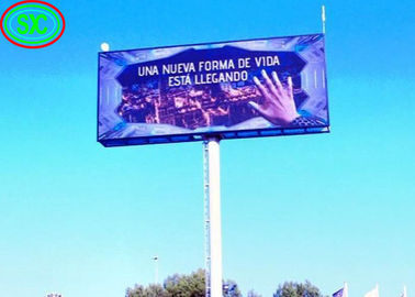 Caixa de ferro / aluguel comercial de exposição externa de LED a cores completas para publicidade na rua e no supermercado