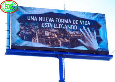 Caixa de ferro / aluguel comercial de exposição externa de LED a cores completas para publicidade na rua e no supermercado