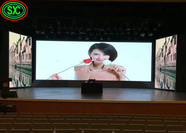 Indoor P3.91LED Stage Curtain Screen Background Publicidade Aluguel HD Sem arrastar