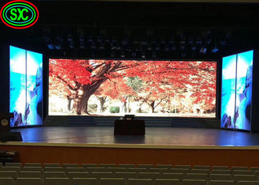 Indoor P3.91LED Stage Curtain Screen Background Publicidade Aluguel HD Sem arrastar