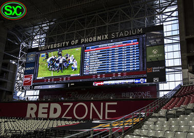 o grande estádio alto do brilho p10 conduziu a exposição para transmitir os esportes video
