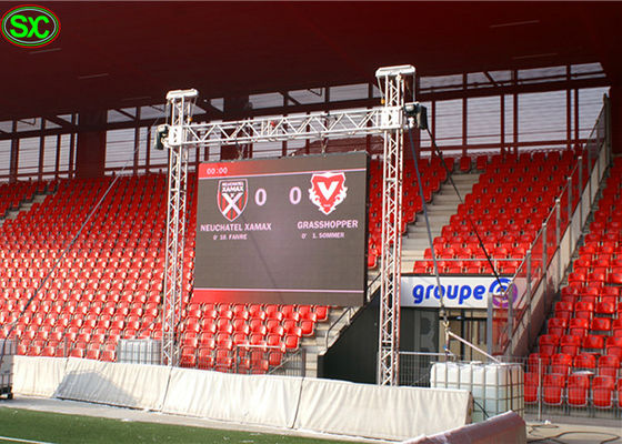 Bom preço Placar da exposição de diodo emissor de luz do estádio do esporte P6 exterior com o FCC do UL do CE on-line