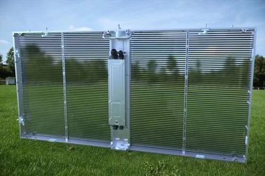 Ecrã LED transparente de alto brilho em cores completas Painel de publicidade SMD2121