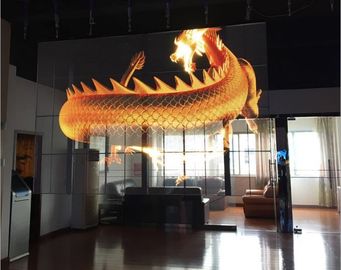 SMD2121 Ecrã LED transparente, publicidade a cores completas, sinalização das janelas