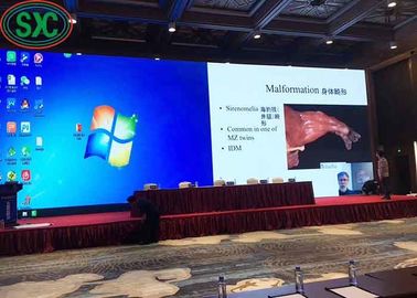 P4 Full Color Indoor LED Video Wall Screen 80*40 Resolução de módulo Panfletos publicitários