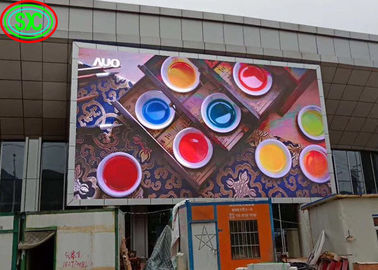 P6 Exibição LED de cor total ao ar livre Grande tela de publicidade 1920Hz exibição LED a cores inteiras interior
