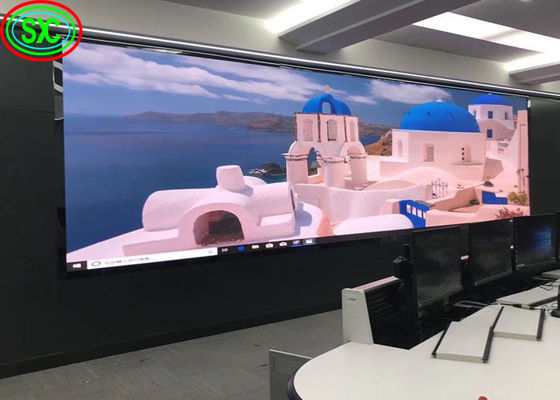 Parede de vídeo LED interna de instalação fixa 4 P5 P6 Ângulo de visão amplo sem fantasmas display LED interno colorido