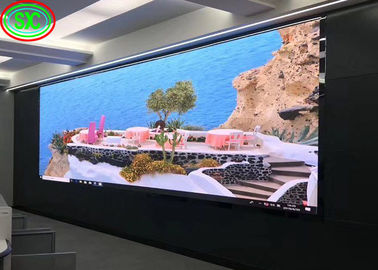 Instalação fixa de parede de vídeo LED interior 4 P5 P6 Ângulo de visão largo sem fantasmas
