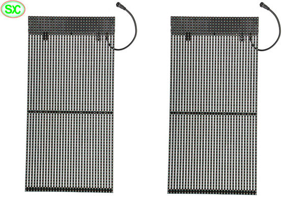 A instalação fácil do contexto impermeável video da fase de Novastar da exposição de diodo emissor de luz da cortina da parede P15