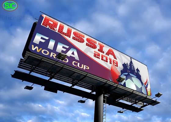 projeto ultra fino do corpo do quadro de avisos da tela do diodo emissor de luz dos pixéis de 6mm para o campeonato do mundo de FIFA