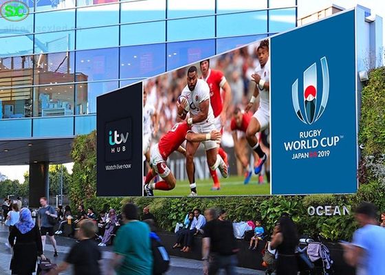 Exposição do placar do diodo emissor de luz do estádio do voleibol de praia da exposição de diodo emissor de luz do estádio de P10 Nationstar
