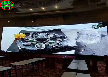 256*128mm Indoor Full Color LED Display Screen Estrutura de desempenho de segurança