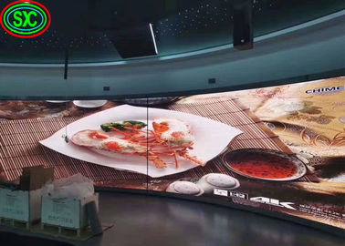 Fácil de instalar aluguel de tela de fundo LED, tela de cortina de palco LED P3.91