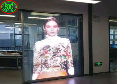 P3.9 Display de vídeo LED ultrafinamente transparente com alta taxa de atualização superior a 3840 Hz