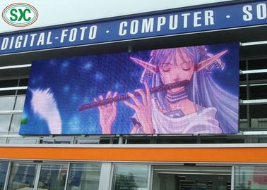 Ecrã LED de aluguer P6 à prova d' água de alta definição, 8000 CDs / metro quadrado e ecrã de publicidade digital.