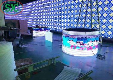 IP65 Full Color Outdoor LED Rental Screen, 6mm Pixel Pitch Transparent Video Display