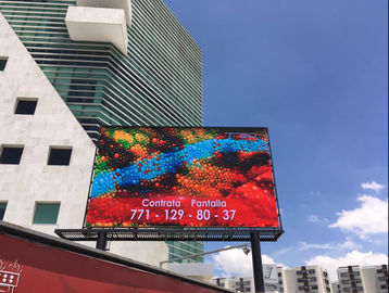 P10 fixado SMD2121 LED de cor completa para exterior de alumínio de fundição por injeção de 16 bits Níveis de escala de cinzas