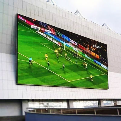 Display LED de estádio P10 Full Color Pixel de 10mm Brilho de 4000cd/m2