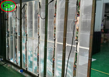 Cabine de ferro/aço de alta visibilidade de painel LED transparente de chip de wafer