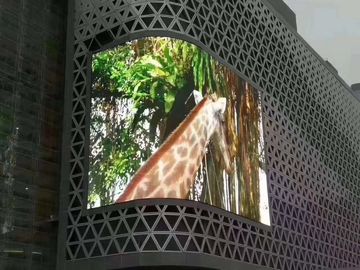 P4 Lâmpadas de LED de cor total ao ar livre SMD2727 Tamanho grande para hospitais / estádios