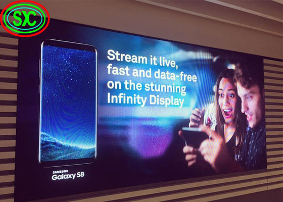 1200cd/m2 Brilho LED Visor de parede de vídeo SMD2121 Alta taxa de atualização 3840hz visor LED a cores interiores