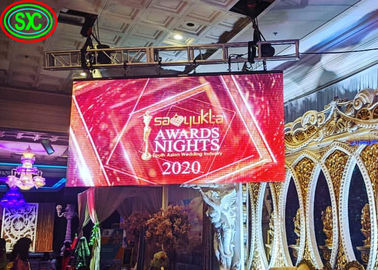 P2.6-P6.25 Escenário de fundo LED Display Large Screen 65410 Pixel Density led stage curtain screen