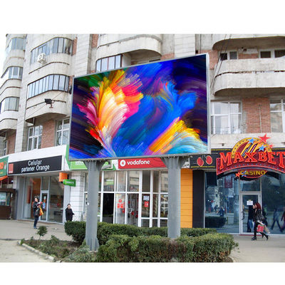 P4 impermeável Full Color Outdoor Led Die Cast Aluminum Cabinet Ferro/Aço Exterior Full Color LED Display
