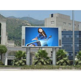 P8 Outdoor Solid Mounted Full Colour Steel Cabinet LED Rental Back Maintenance
