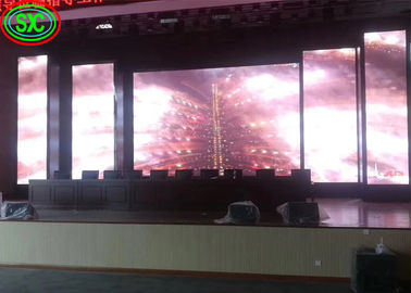Alta qualidade P3.91 Indoor Led Screen Stage Event Rental Full Color Video Wall 7 Segmentos